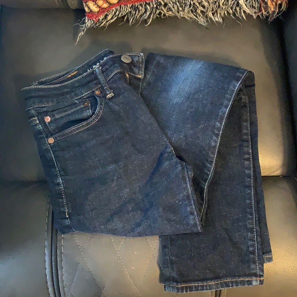 American Eagle next level air flex slim straight 28 x 32 dark wash